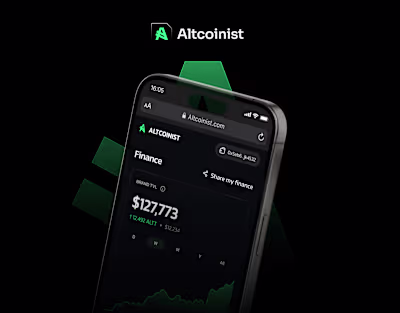 Altcoinist platform design