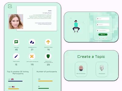 Social network app redesign