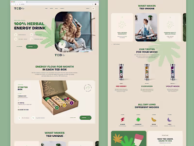 Energy Drink Website