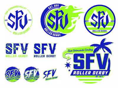 SFV ROLLER DERBY | LOGO DESIGN