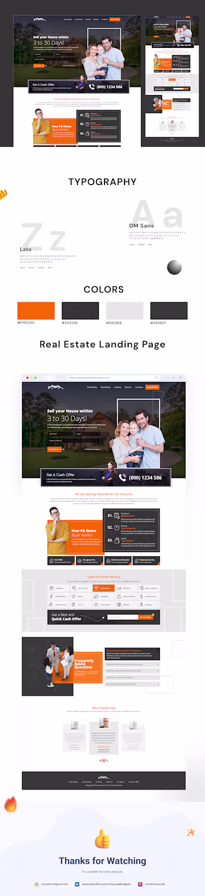 Real Estate Landing Page Design | Case Study
