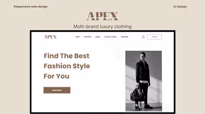 APEX - Responsive web design on Behance