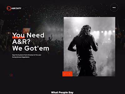 A&R Duty – Elevating Music Industry Connections