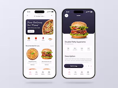 Food App UI Design