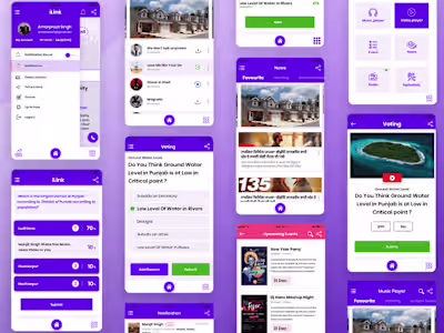 iLinkin App UI Design