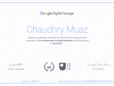 Digital Marketing by Google Garage