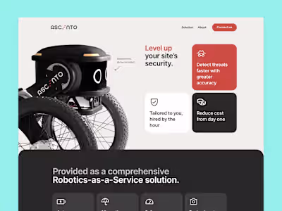 Redesign for Robotics Company