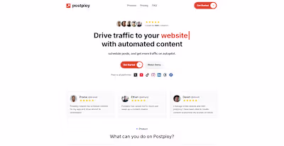 Development of Postploy - A Content Automation Platform