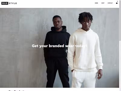 Clothing E-Commerce  website