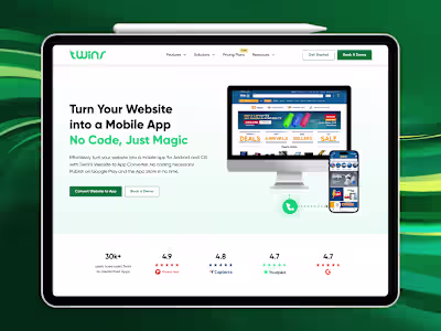 Twinr | Saas Application Design