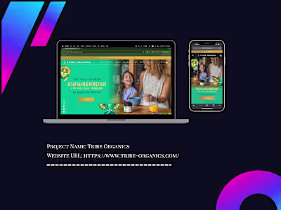 Tribe Organics Website Design