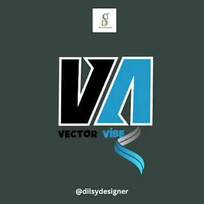 logo design for studio vector vibe :: Behance