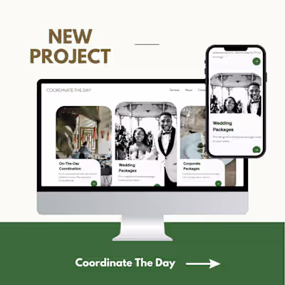 Coordinate The Day - Event planning website