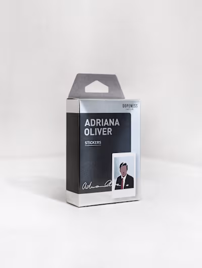 Adriana Oliver Solo Exhibition Merchandise Design