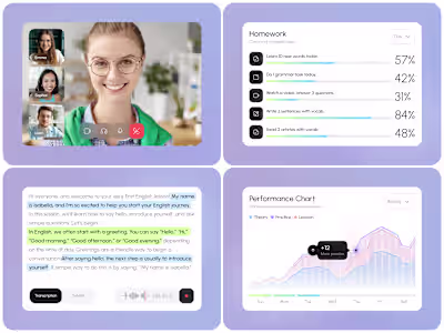 EdTech Platform Design – Digital Education UI