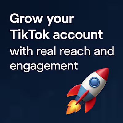 I help TikTok creators and brands grow their audience with r...