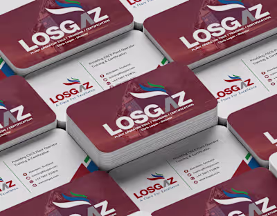 Business Card Design for LOSGAZ