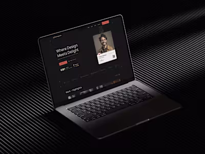 Noirspace - Framer portfolio Design