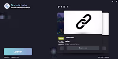 Gnosis Labs Application Launcher