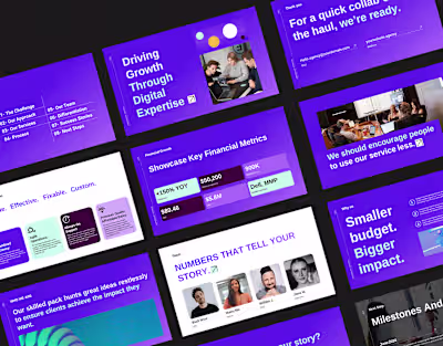 Digital Marketing Agency Presentation Design