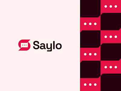 Designed this logo last year for a fictional chat app called...