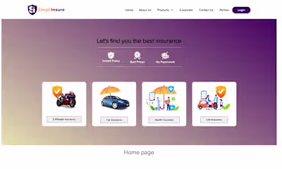 Insurance Web Applications