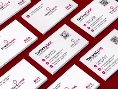 I will create professional minimalist business card design 