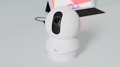 3D Security Camera Model & Render