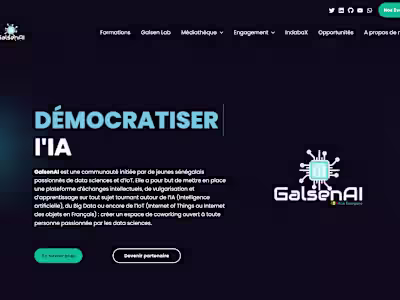 GalsenAI, communauté sénégalaise d’intelligence artificielle. -…