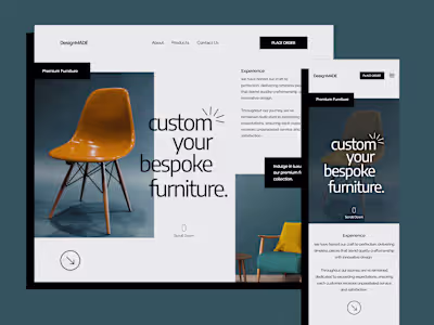Bespoke Furniture Website