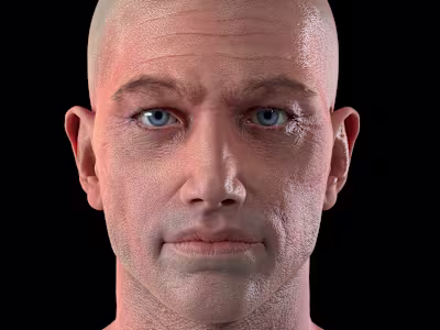 Realistic 3D character creation