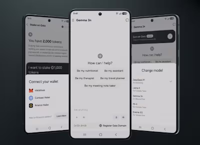 Copywriting and Graphic Design for the Gaia AI x Samsung Gal...
