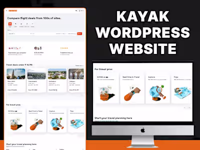 KAYAK | Wordpress Website