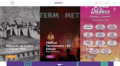 Municipal events platform with QR-code