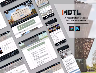 MDTL- Registration website design