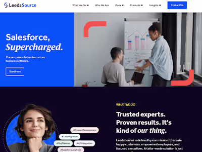 Custom Webflow Development for Leeds Source