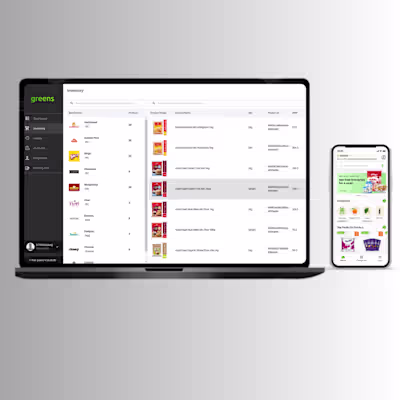 Treegreens - Ecommerce Grocery Shopping