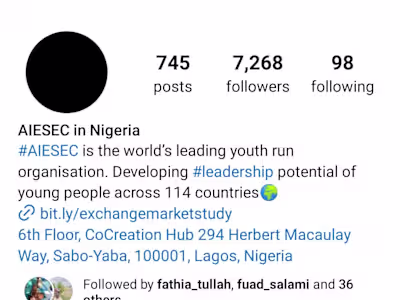 VIDEO EDITOR FOR AIESEC IN NIGERIA 