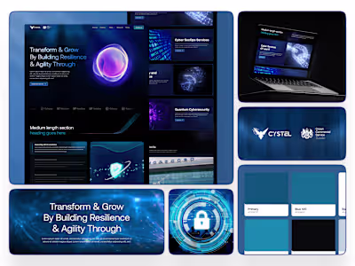 Quantum & AI Cyber Security  | Web Dev + UI Design + API 