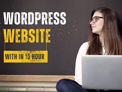 Streamlined and SEO-Optimized WordPress Websites in Just 2 Days 