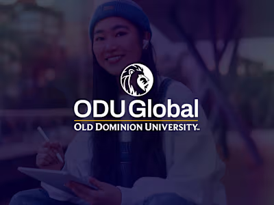 Award winning website design for ODU Global University 