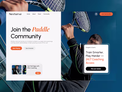Landing Page Design for Paddle-Sport Organizations