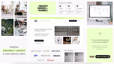 Startup Website / Les Raccommodeurs