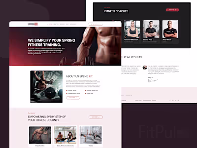 FitPulse Gym Website