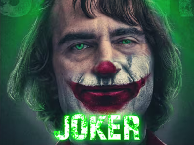 Joker Movie Poster Design