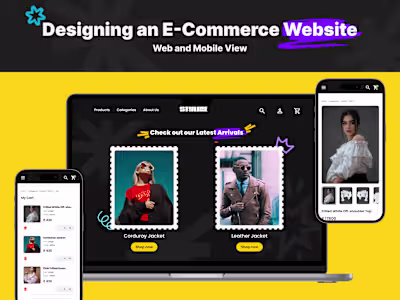 E-commerce Website Design