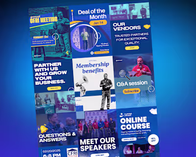 Instagram Feed Design for CFRI, Orlando