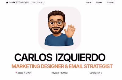 Portfolio Website Developed In Framer