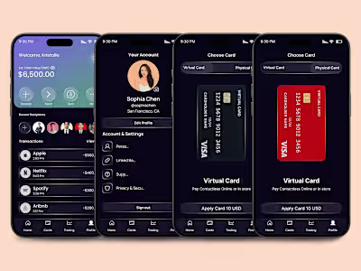 Fintech Wallet App Design