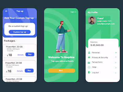 💳 Naqdina – Smart Top-Up & Balance Manager
